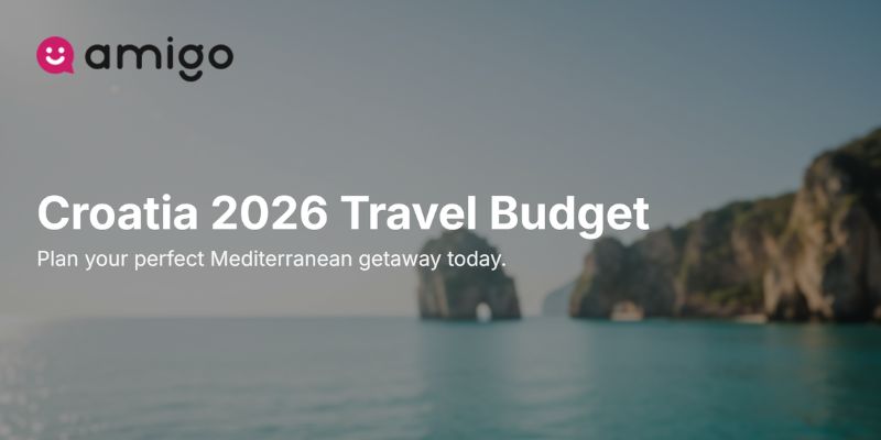 How much does a week in Croatia actually cost in 2026?