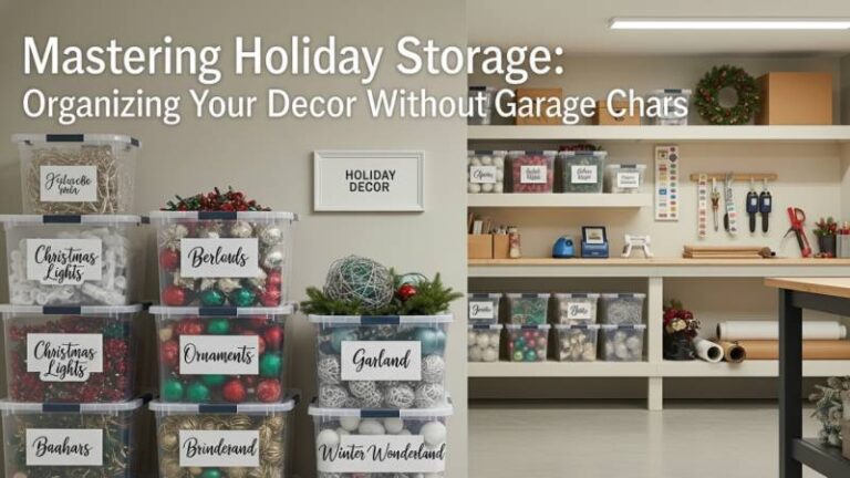 Mastering Holiday Storage: Organizing Your Decor Without Garage Chaos
